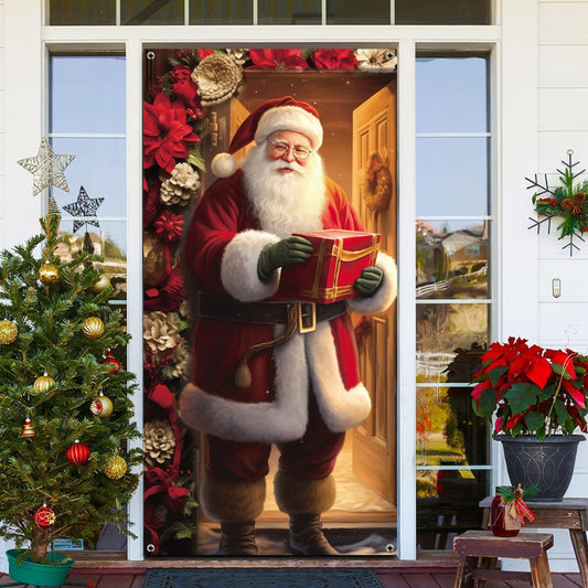Christmas Front Door Decoration - Santa - H514