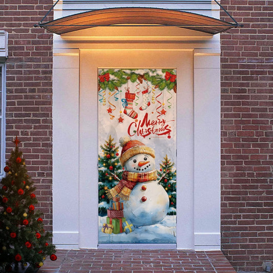 Christmas Front Door Decoration - Snowman - H524