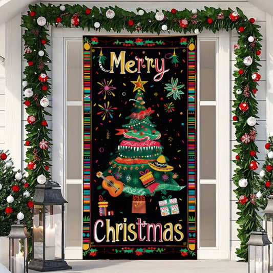 Christmas Front Door Decoration - Christmas Tree - H539