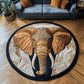 Wild Nature Elephant Round Rug - H564