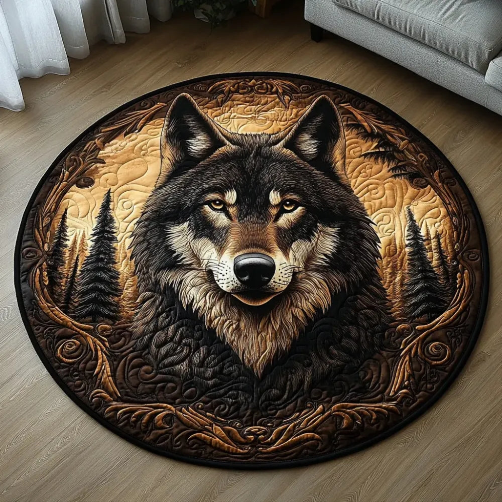 Wolf Spirit Round Rug - H568