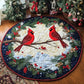 Winter Whimsyl Cardinal Round Rug - H570