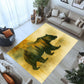 Forest Bear Silhouette Area Rug - 3D Illusion Area Rug - H630
