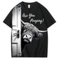 Funny Highland Cow "Are You Pooping?" Short Sleeve T-shirt