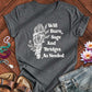 Will Burn Sage And Bridges As Needed - Funny Spiritual Boundaries Tee