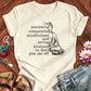 Practicing Compassion - Funny Mindfulness Buddha T-Shirt