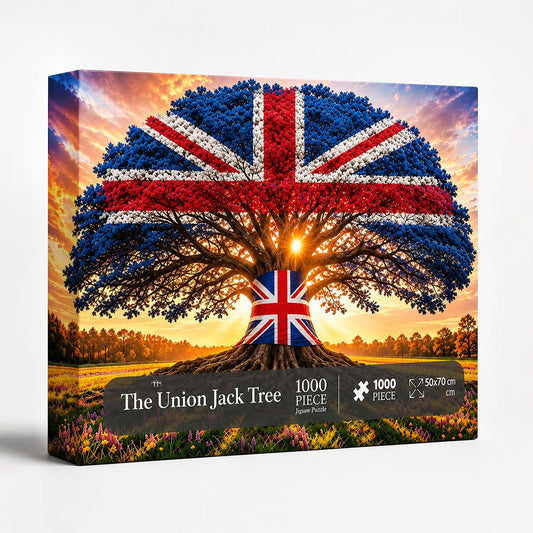 Liberty Tree - Union Jack Flag 1000-Piece Jigsaw Puzzle