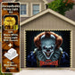 Creepy Clown Halloween Garage Door Covers HC001