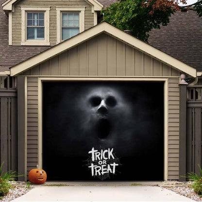 Ghostly Figure Halloween Garage Door Covers HC004