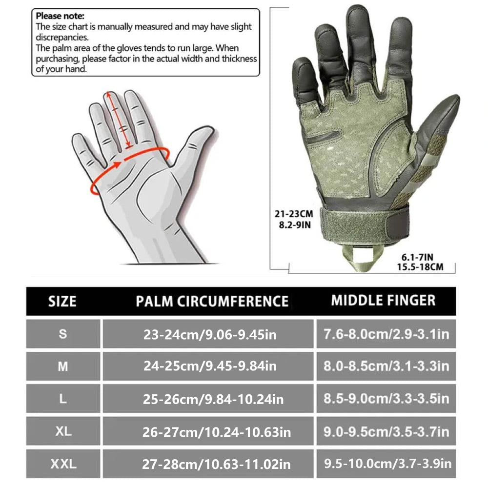 Hard Knuckle Touchscreen Tactical Gloves