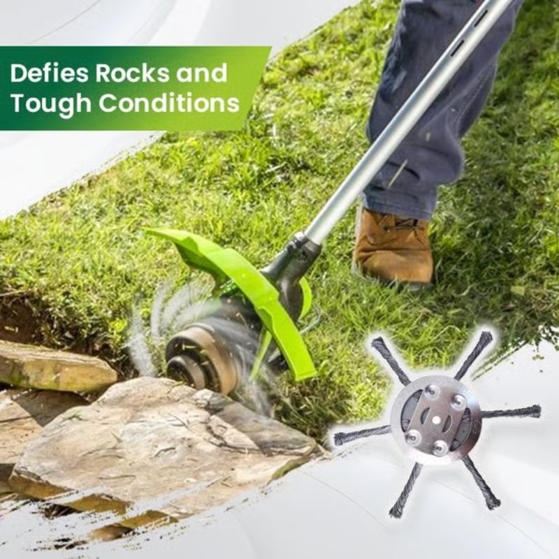 🔥BUY 2 GET 1 FREE👨‍🌾 6 inch Steel Wire Brush Cutter Trimmer Head