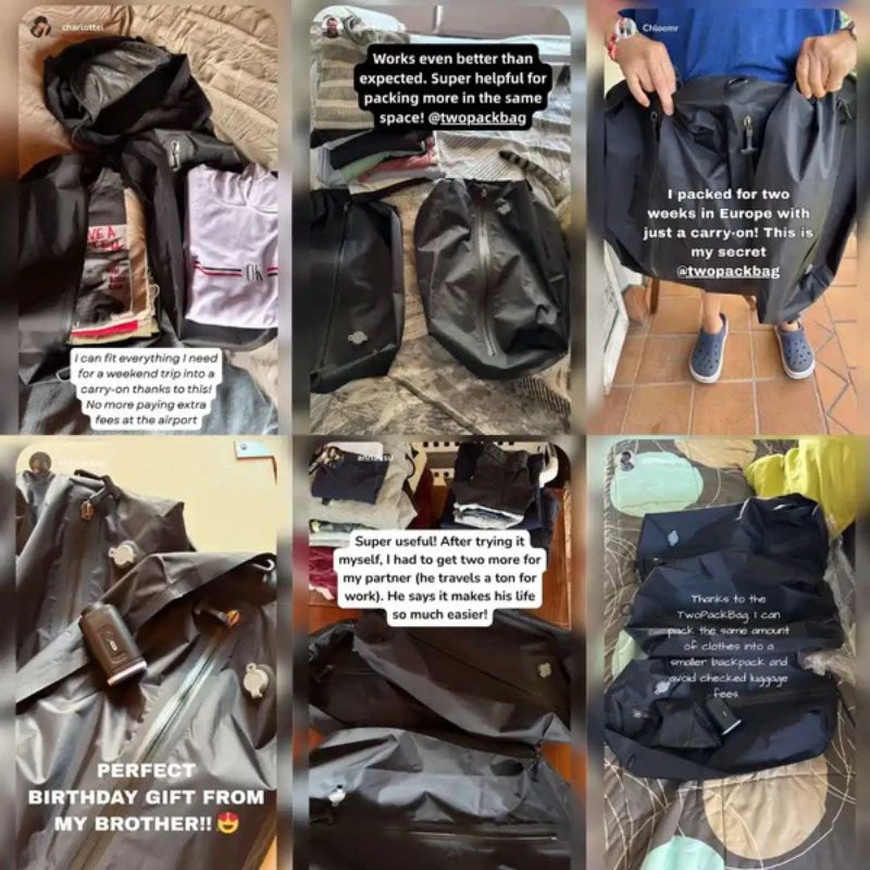 2PackBag - Pack More, Stress Less