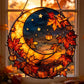 Autumn Moon Pumpkin  - Acrylic Suncatcher