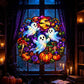 Halloween Cute Ghost Pumpkin- Acrylic Suncatcher