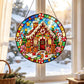 Christmas Gingerbread House - Acrylic Suncatcher