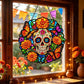 Sugar Skull Marigold Butterfly - Acrylic Suncatcher
