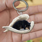 Sleeping Angel Acrylic Keychain Finnish Lapphund SA176