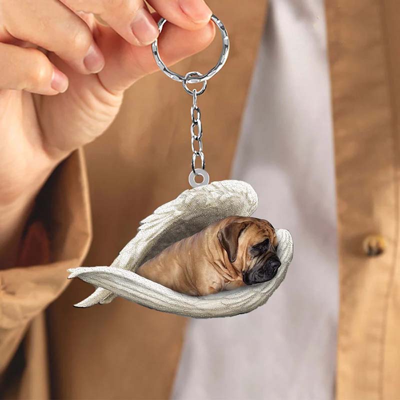 Sleeping Angel Acrylic Keychain Boerboel SA181