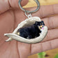 Sleeping Angel Acrylic Keychain Corgi SA187