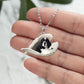 Cocker Spaniel Sleeping Angel Stainless Steel Necklace SN133