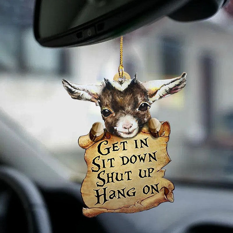 Goat Get In Ornament GI085