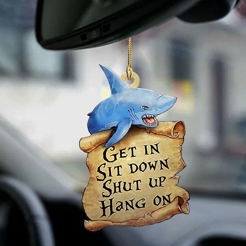 Shark Get In Ornament GI090