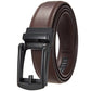 Leather Ratchet Belt With Adjustable Buckle - LR010