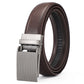 Leather Ratchet Belt With Adjustable Buckle - LR012