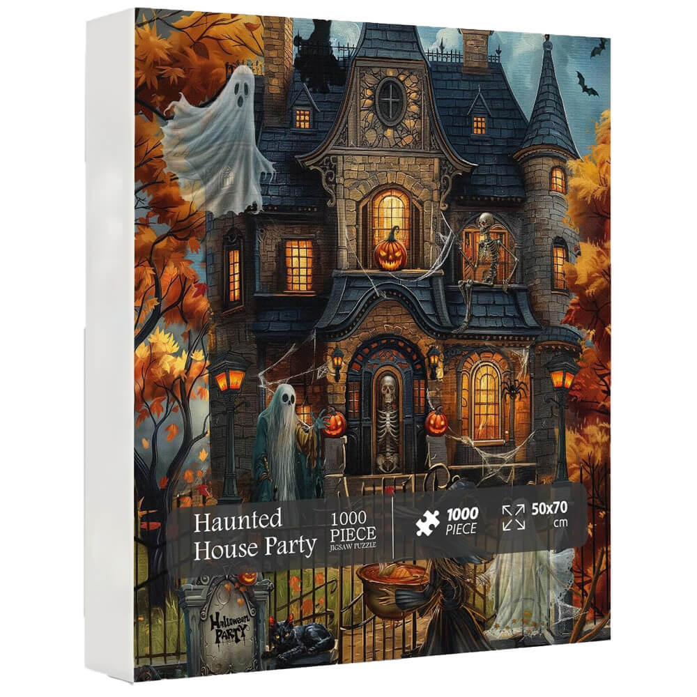 Haunted House Party Puzzle 1000-Piece