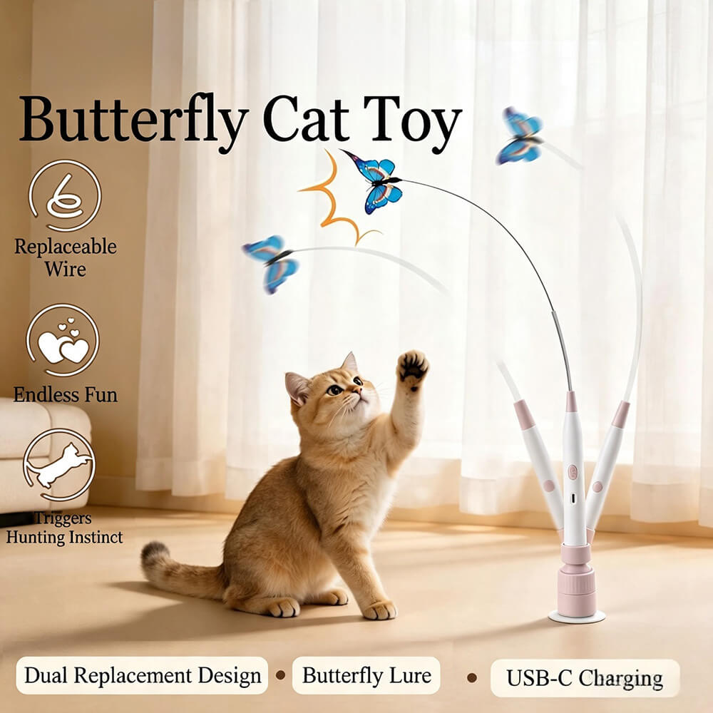 Smart Butterfly Cat Toy