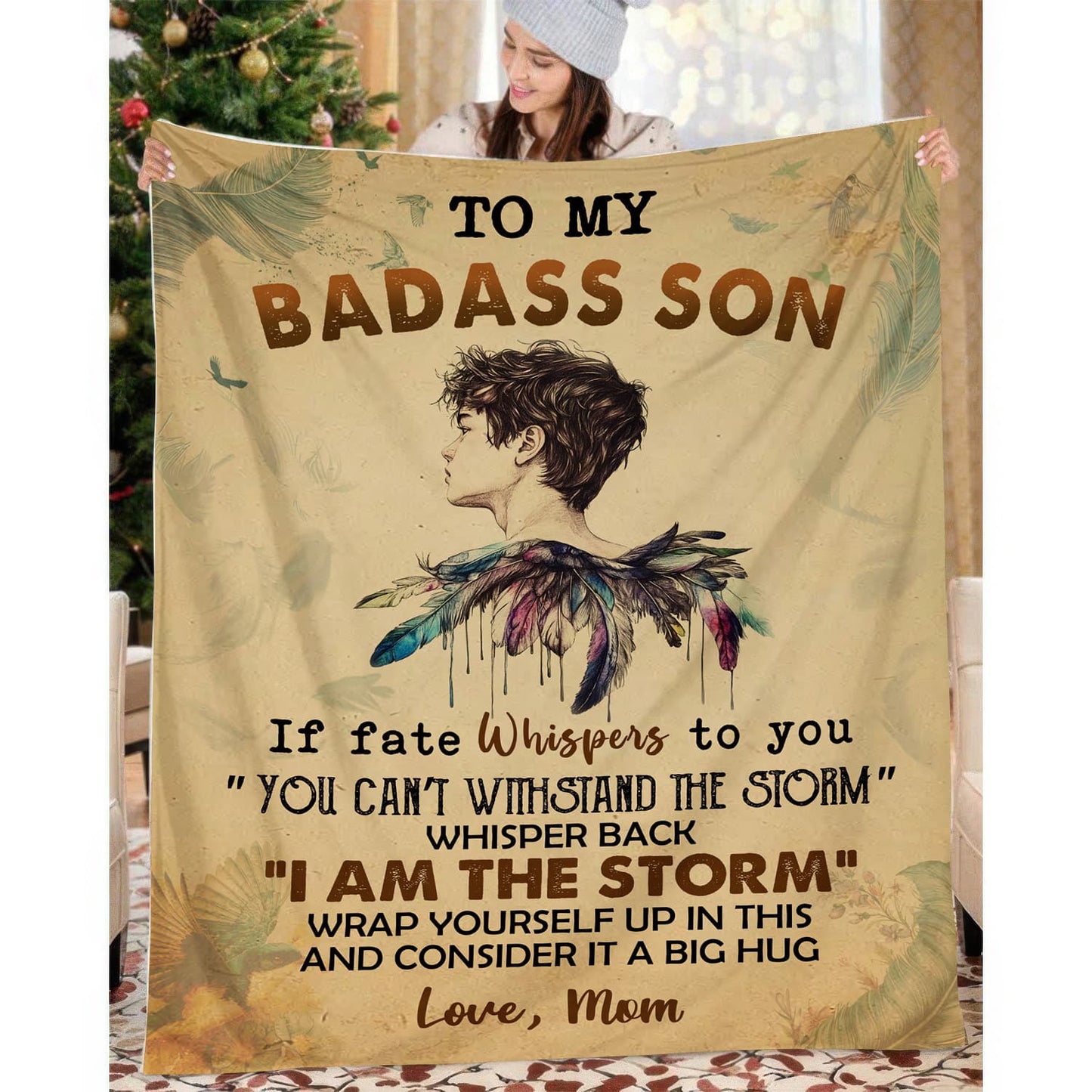 To My Son/Grandson - C021 - Premium Blanket