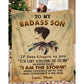 To My Son/Grandson - C021 - Premium Blanket