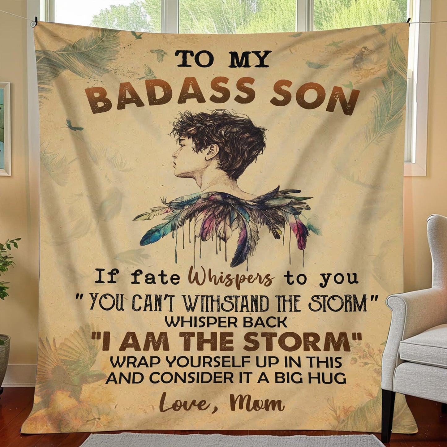 To My Son/Grandson - C021 - Premium Blanket