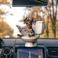 Dachshund - Dog Sitting On Toilet Ornament  OT011