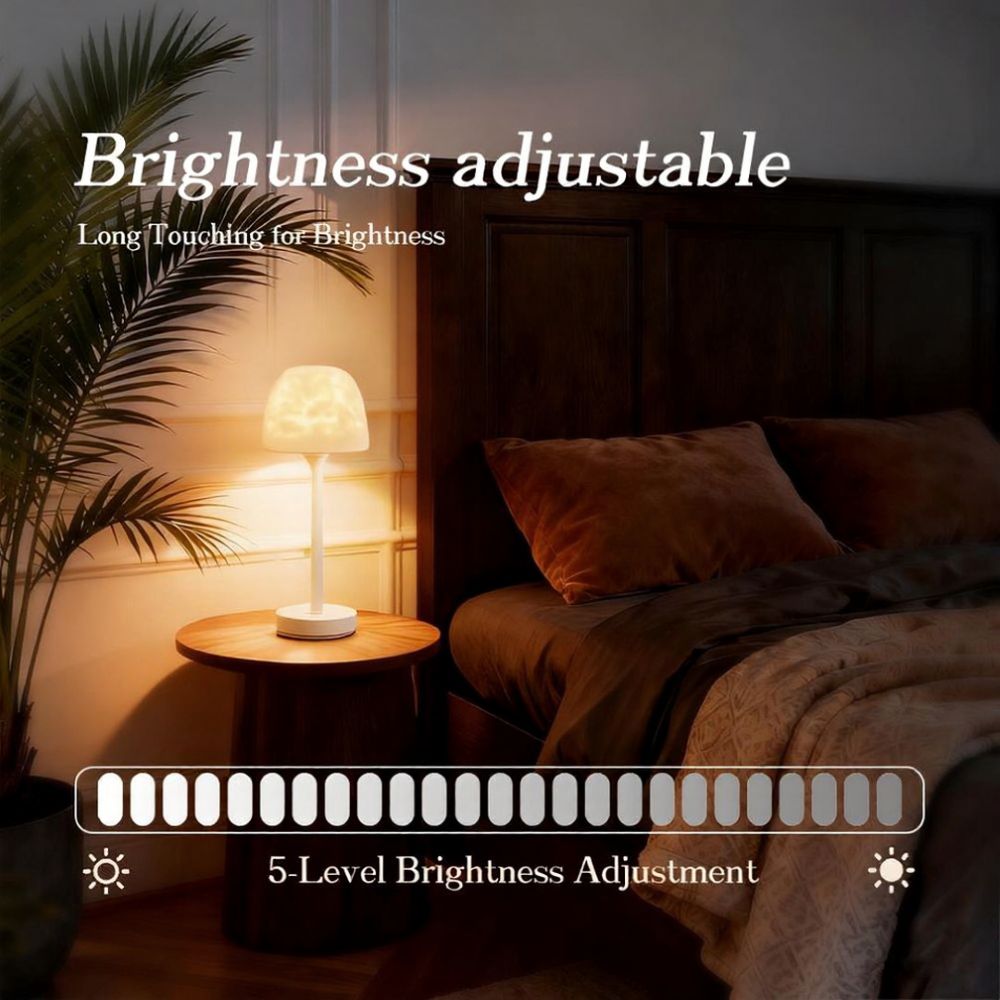 Ocean Wave 16-Color Ambient Lamp – Aurora Water Ripple Night Light