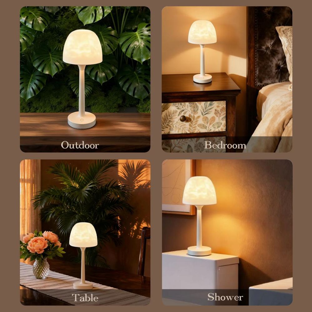 Ocean Wave 16-Color Ambient Lamp – Aurora Water Ripple Night Light