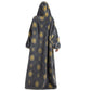 Oversized Wearable Hoodie Blanket – Gray Lion