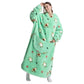 Oversized Wearable Hoodie Blanket – Green Avocado