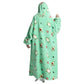 Oversized Wearable Hoodie Blanket – Green Avocado