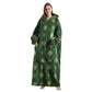 Oversized Wearable Hoodie Blanket – Green Lion