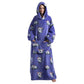 Oversized Wearable Hoodie Blanket – Purple Koala