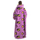Oversized Wearable Hoodie Blanket – Purple Passion Fruit