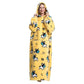 Oversized Wearable Hoodie Blanket – Yellow Bulldog
