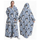 Oversized Wearable Hoodie Blanket – Blue Dog