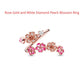 Peach Blossom Adjustable Open Rings