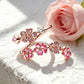 Peach Blossom Adjustable Open Rings