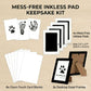 Pet Paw Print Kit, Mess-Free Paw Print Stamp Pad for Dogs & Cats