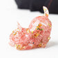 Handmade Natural Crystal Gemstone Cat with Raised Tail
