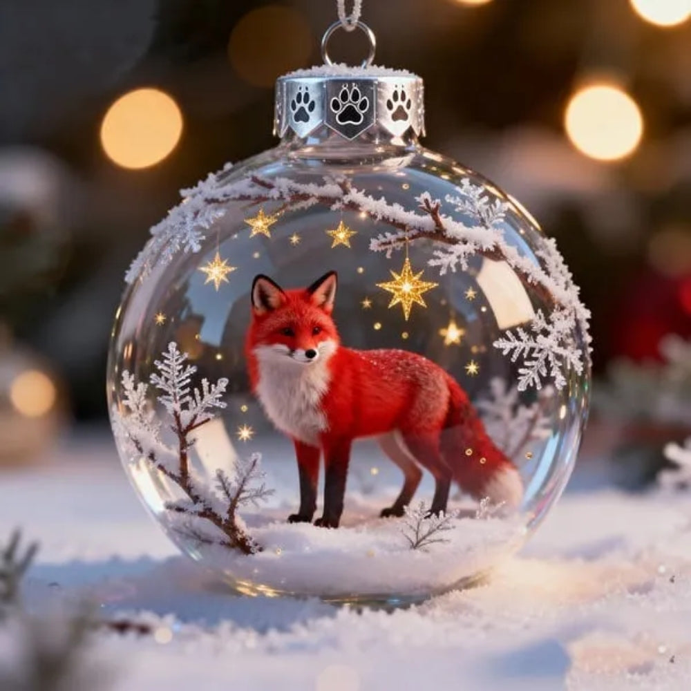 Playful Animal Ornament Balls
