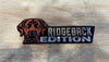 Ridgeback Car Badge Laser Cutting Car Emblem CE076